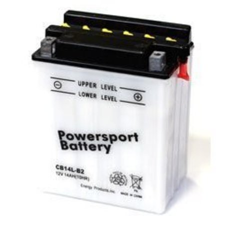 ILB GOLD ATV Battery, Replacement For Chrome, Yb14L-A2 Battery YB14L-A2 BATTERY